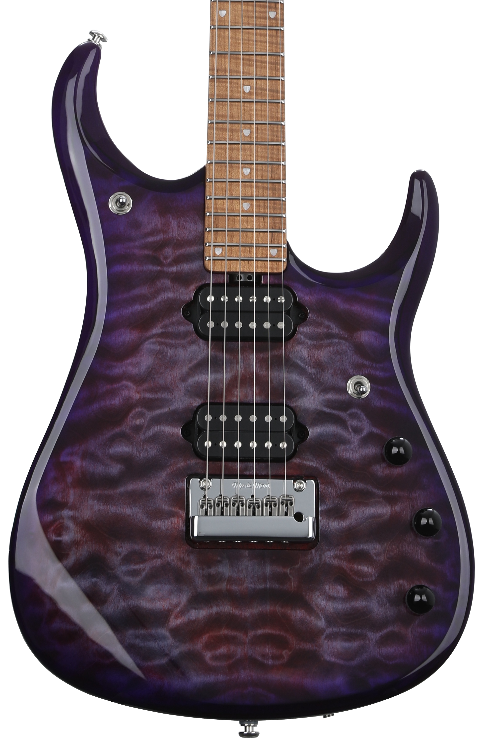 Ernie Ball Music Man JP15 Electric Guitar - Purple Nebula Quilt