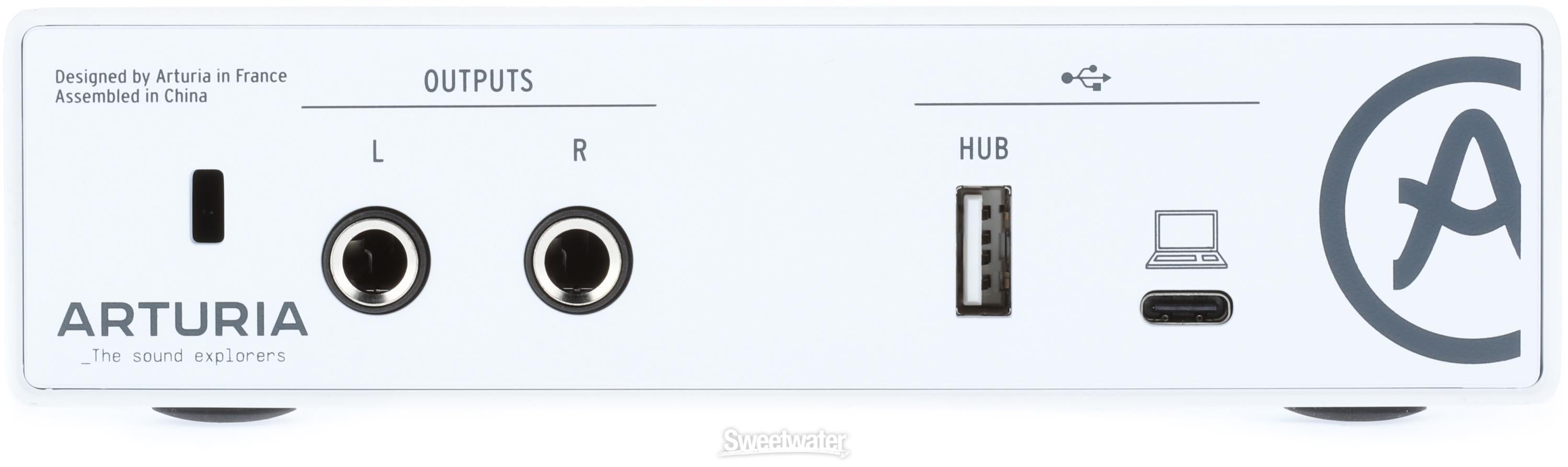 Arturia MiniFuse 1 USB-C Audio Interface - White | Sweetwater