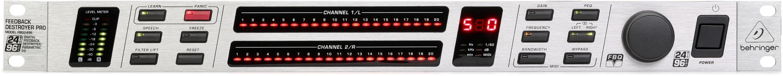 Behringer Feedback Destroyer Pro FBQ2496 | Sweetwater