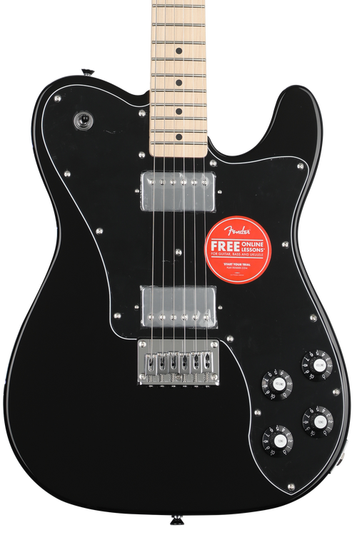 Squier Affinity Series Telecaster Deluxe Electric Guitar - Black