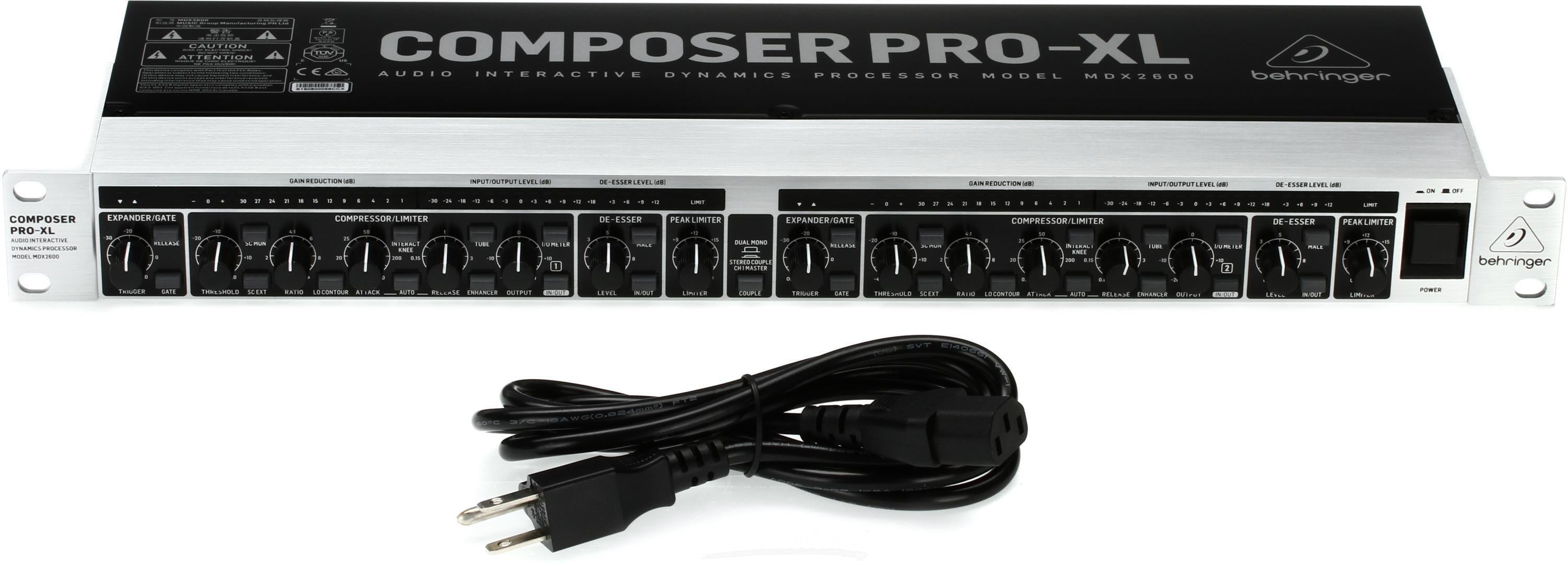 Behringer Composer Pro-XL MDX2600 Compressor with De-esser Reviews