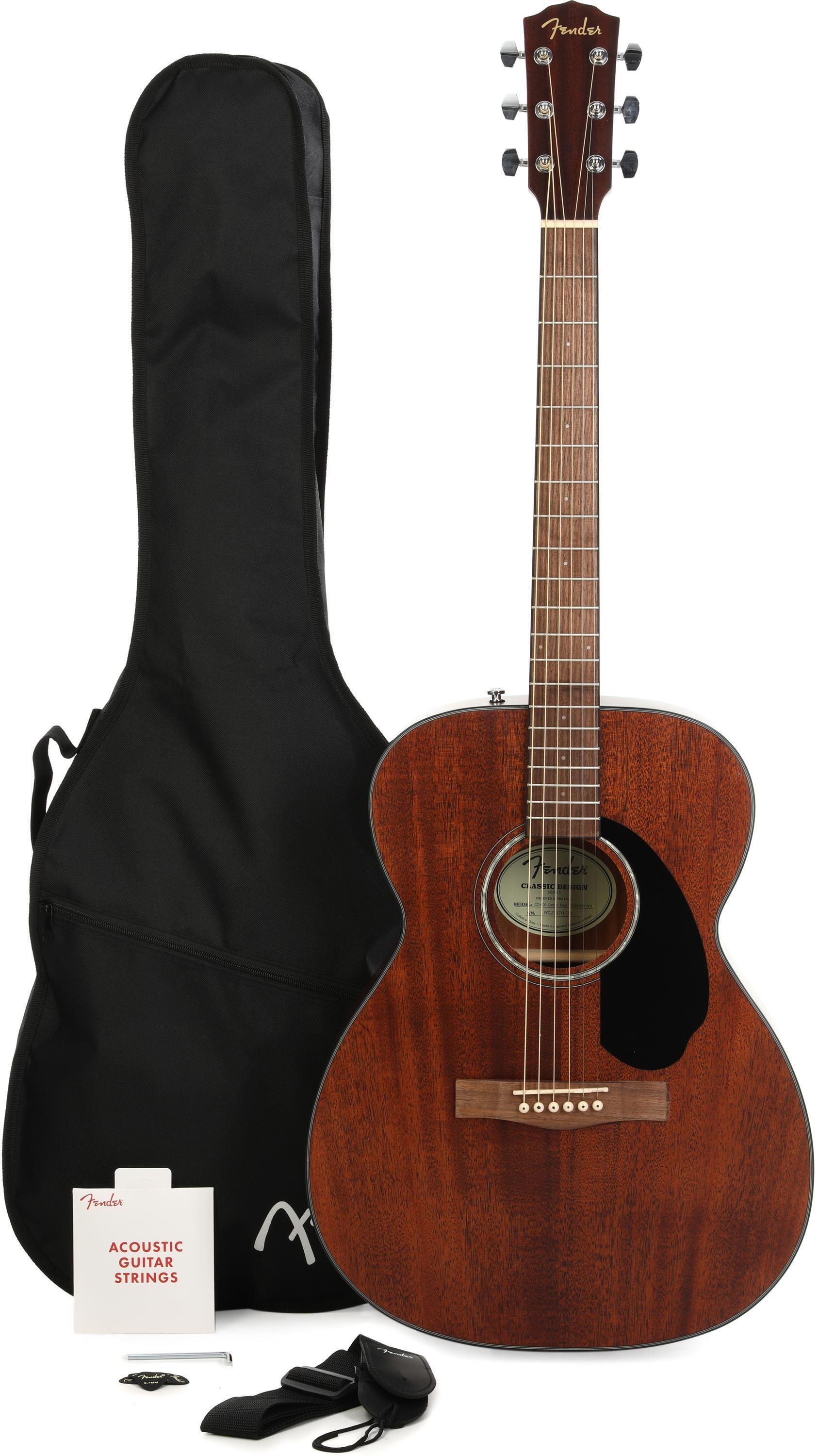Fender CD-140SCE - Black | Sweetwater