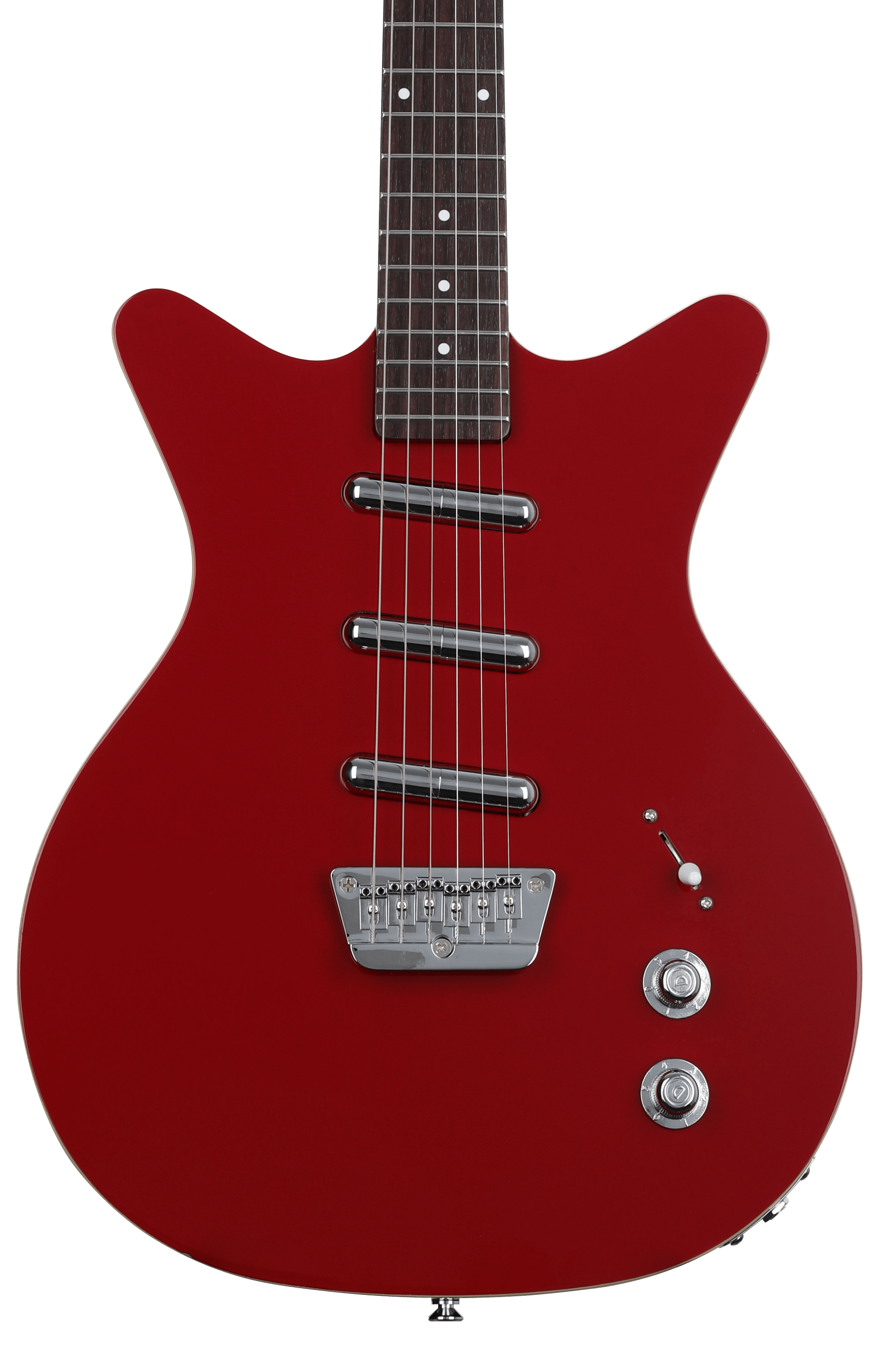 Danelectro '59 Triple Divine Electric Guitar - Red | Sweetwater