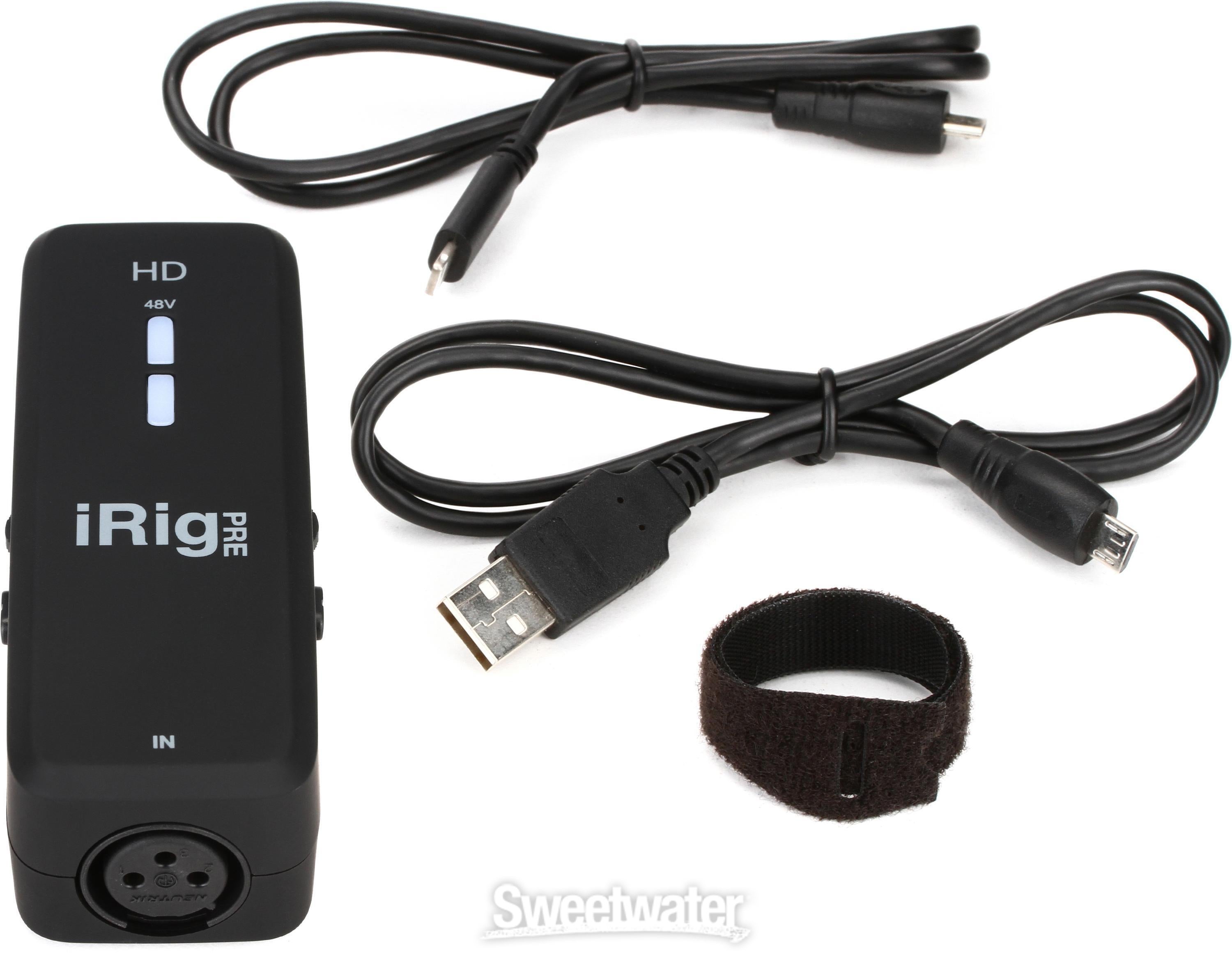 IK Multimedia iRig Pre HD iOS Microphone Preamp & Interface