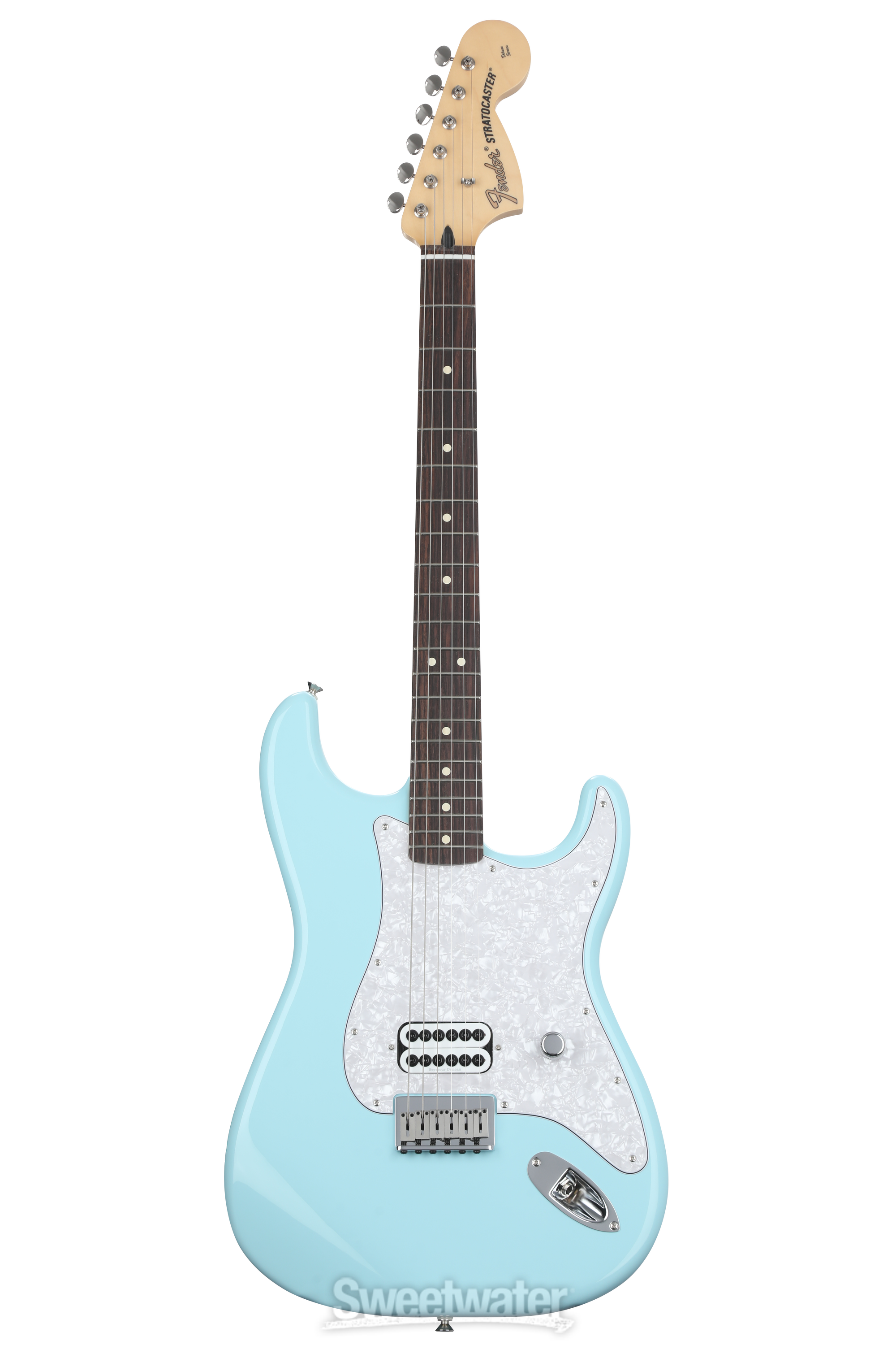 Fender Tom DeLonge Stratocaster Electric Guitar - Daphne Blue