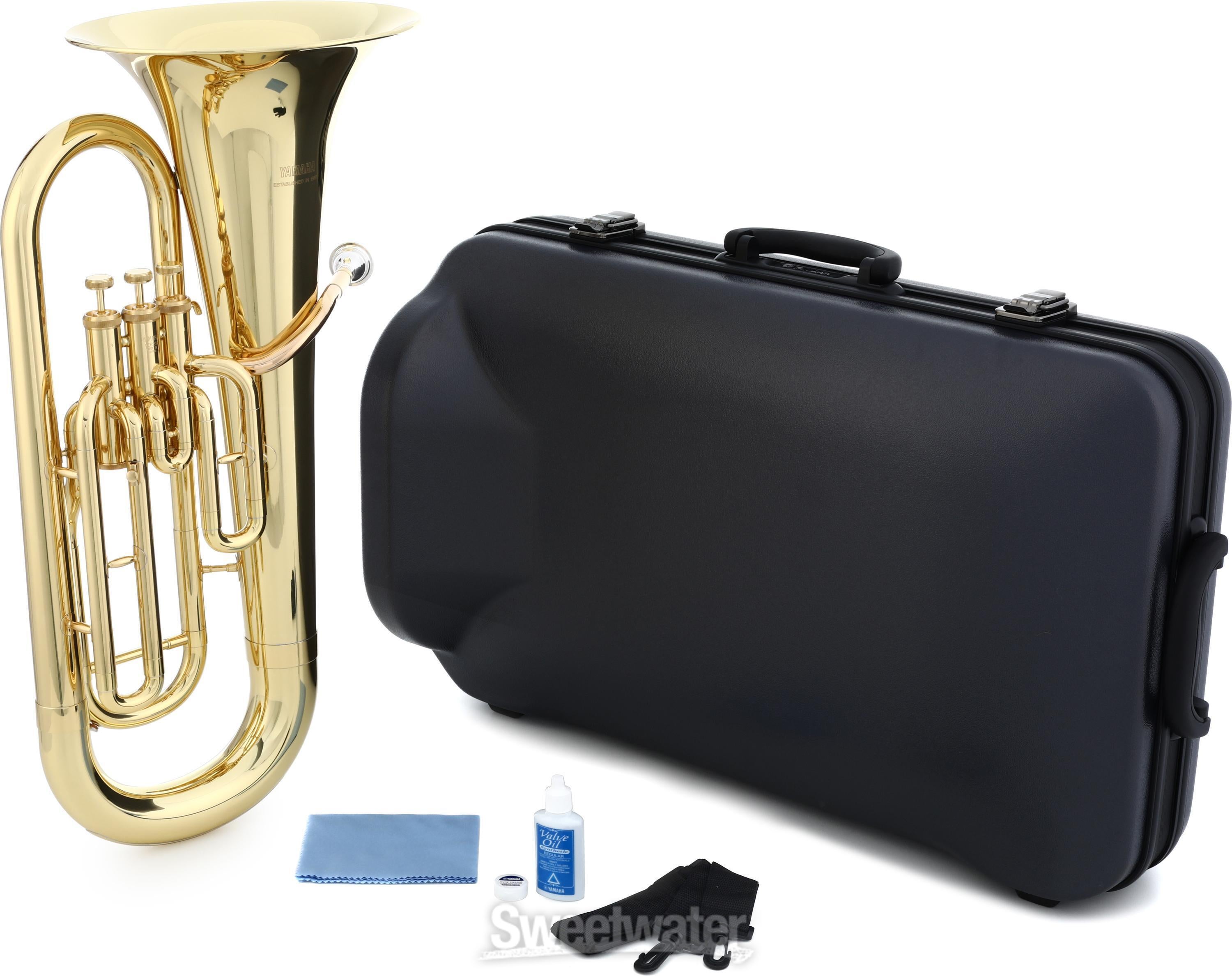 Yamaha YEP-201 3-valve Student Euphonium - Clear Lacquer | Sweetwater