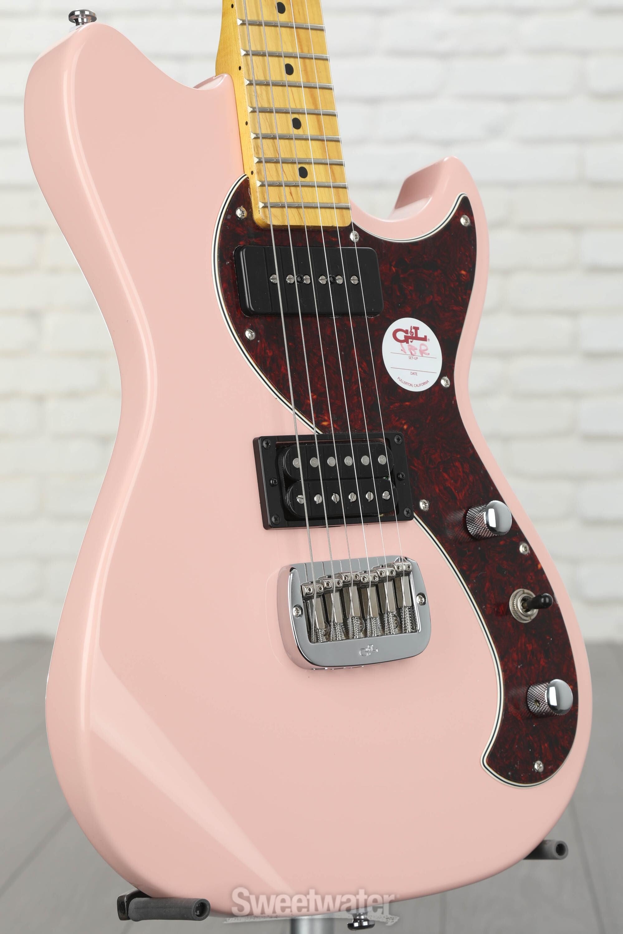 G&L Tribute Fallout Electric Guitar - Shell Pink | Sweetwater