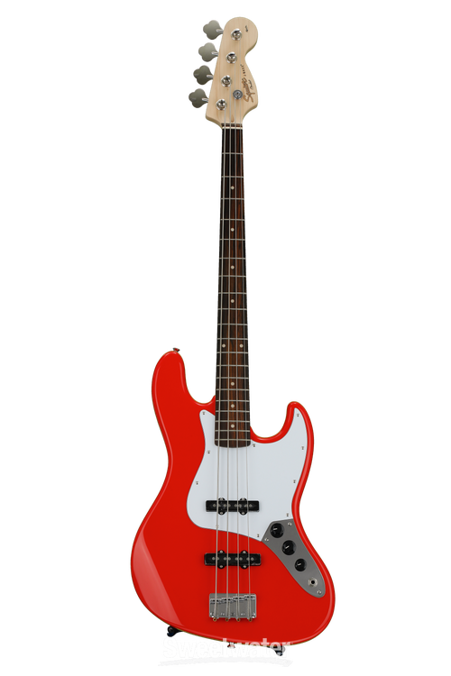 Squier Affinity Series Jazz Bass - Race Red | Sweetwater