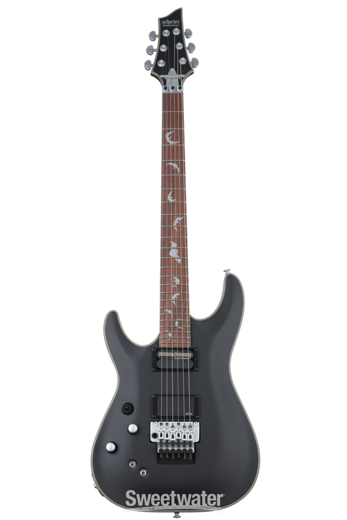 Schecter Damien Platinum 6 FR-S - Satin Black, LH | Sweetwater