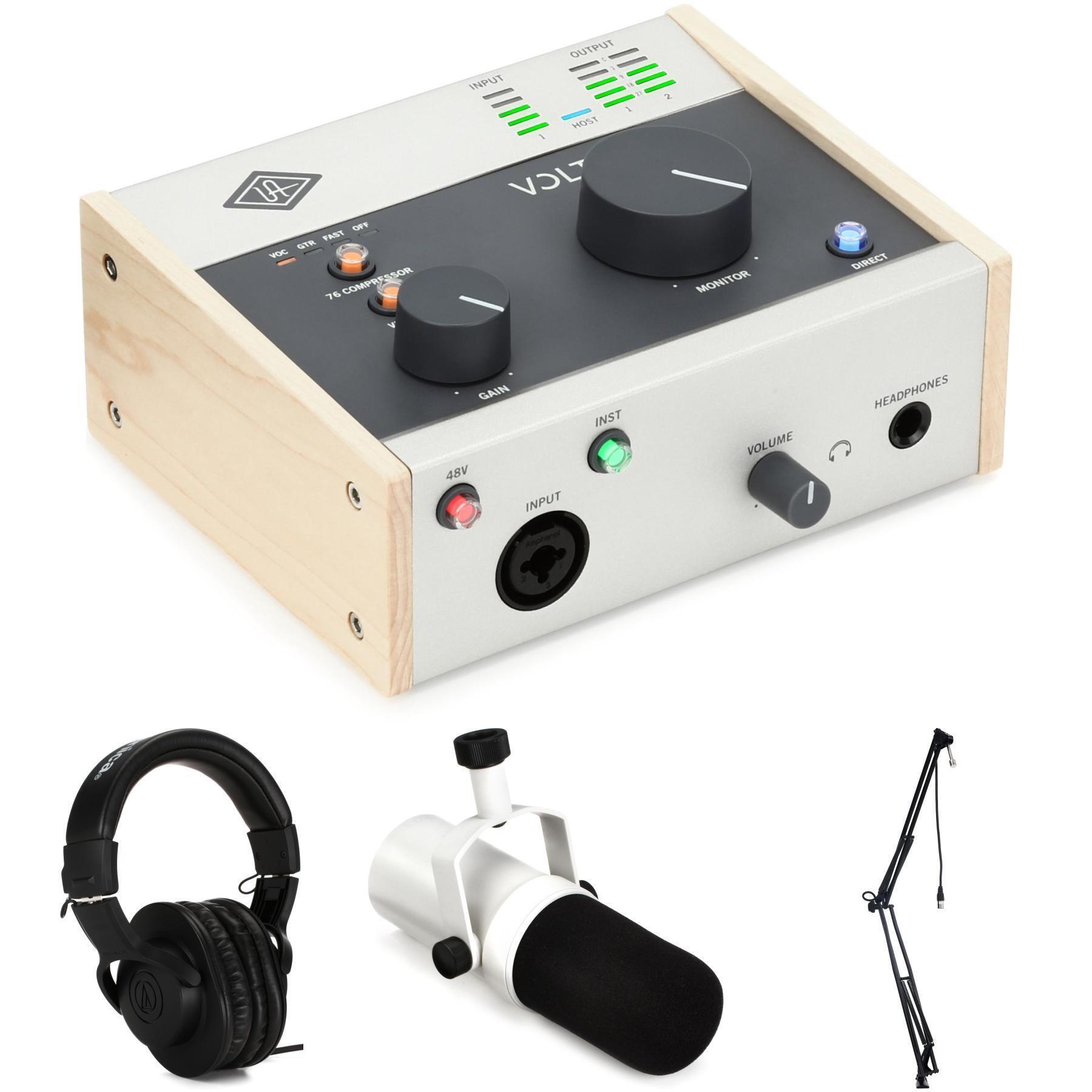 Universal Audio Volt 176 USB-C Audio Interface with Microphone and