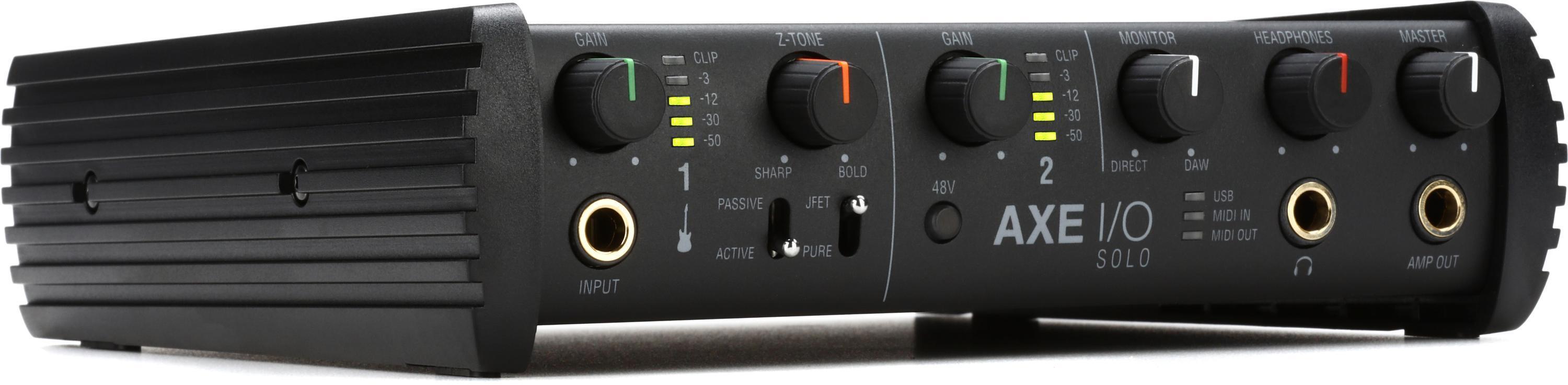 IK Multimedia AXE I/O SOLO 2x3 USB Guitar Audio Interface | Sweetwater