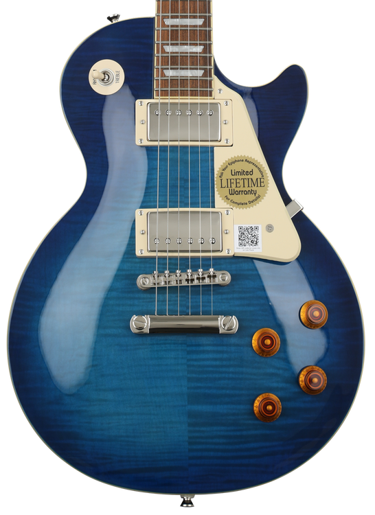 Epiphone Les Paul Standard Plustop Pro - Trans Blue | Sweetwater