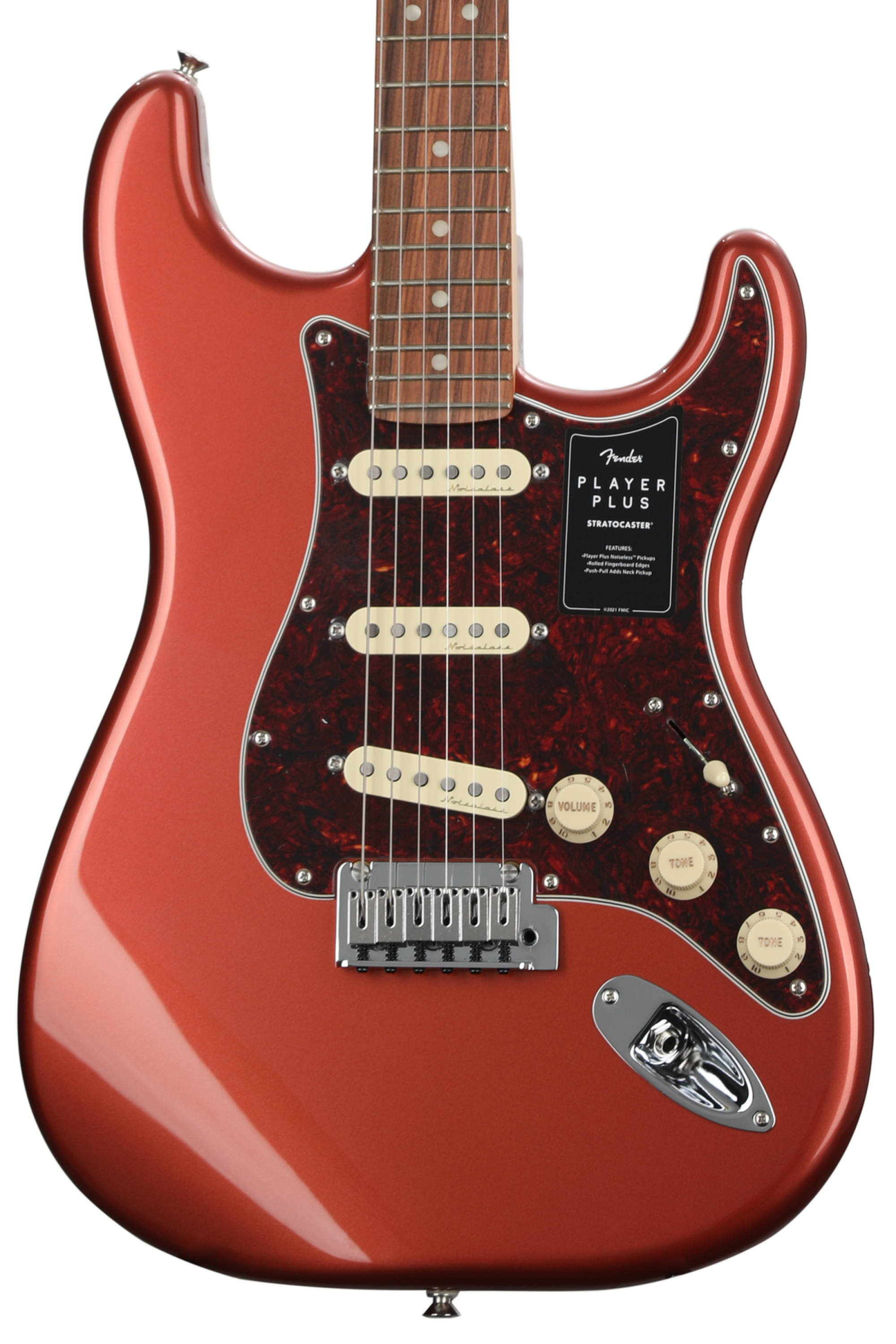 Fender Player Plus Stratocaster - Aged Candy Apple Red with Pau