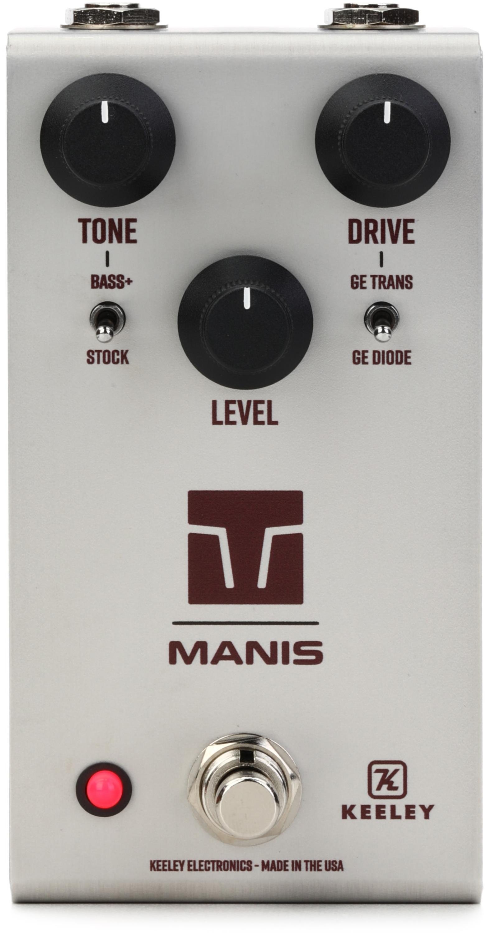 Keeley Mini Katana Clean Boost Pedal with EBS Patch Cables - New