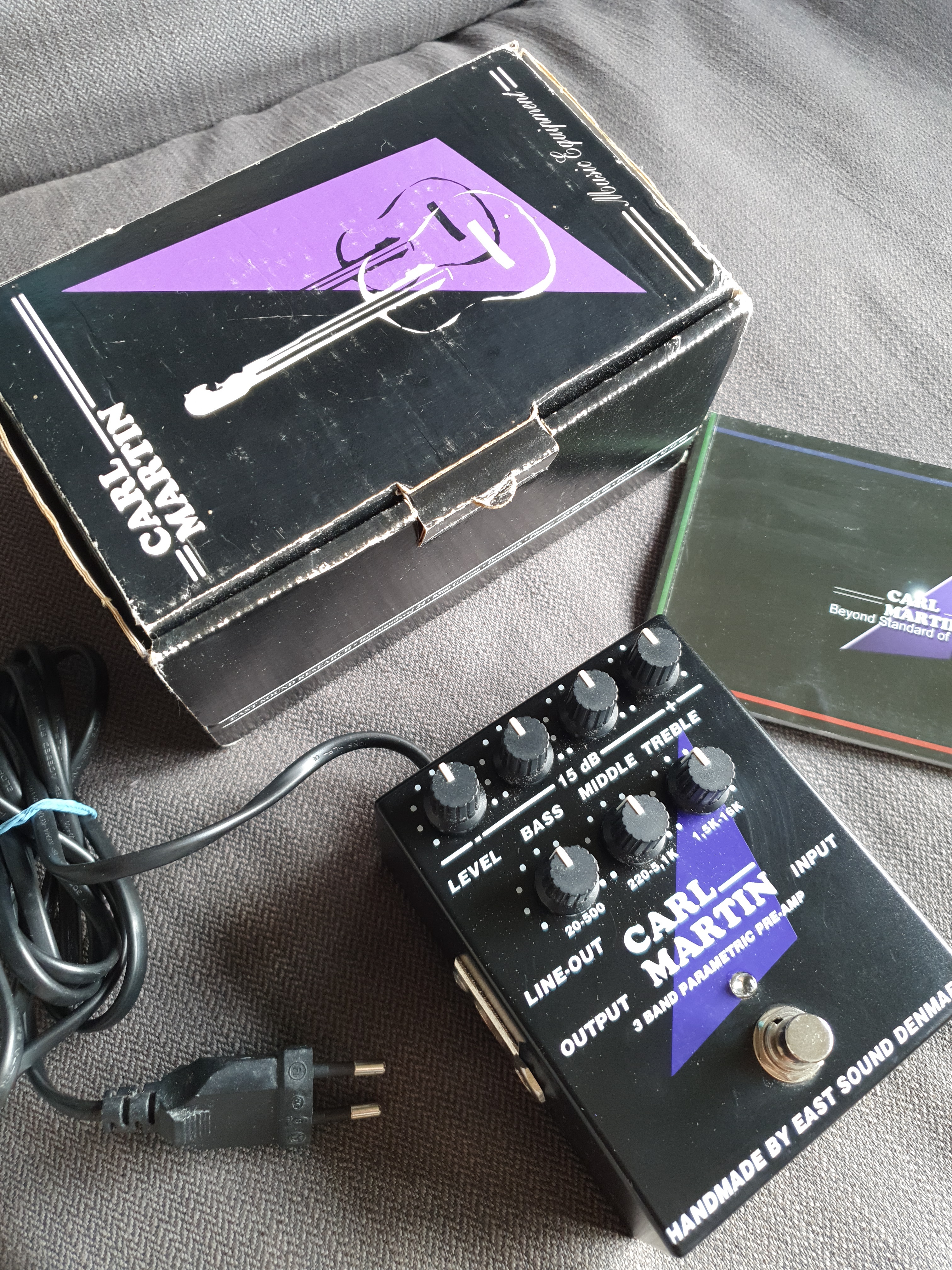 3 Band Parametric Pre-Amp Carl Martin - Audiofanzine