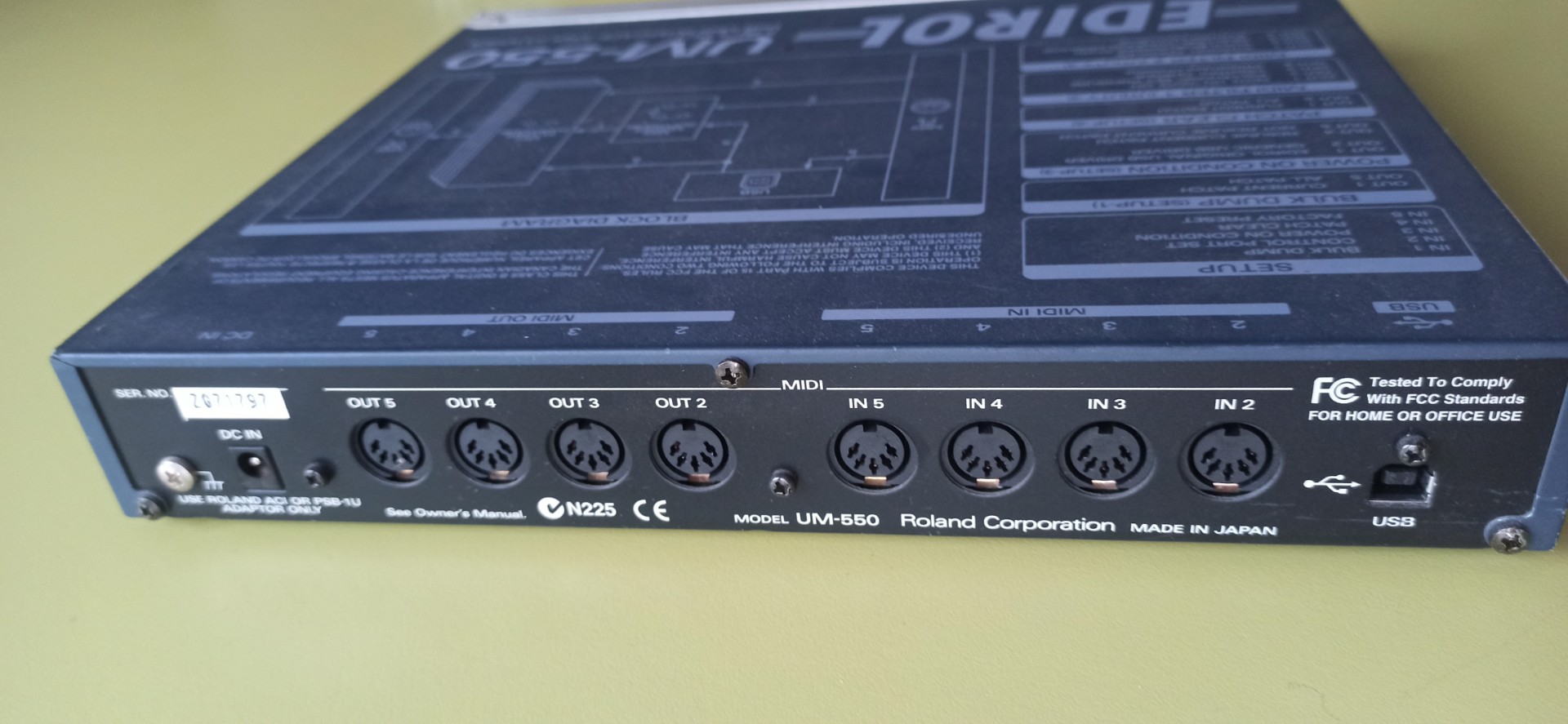 DTM・DAW EDIROL UM-550 UM-550 - Edirol UM-550 - Audiofanzine