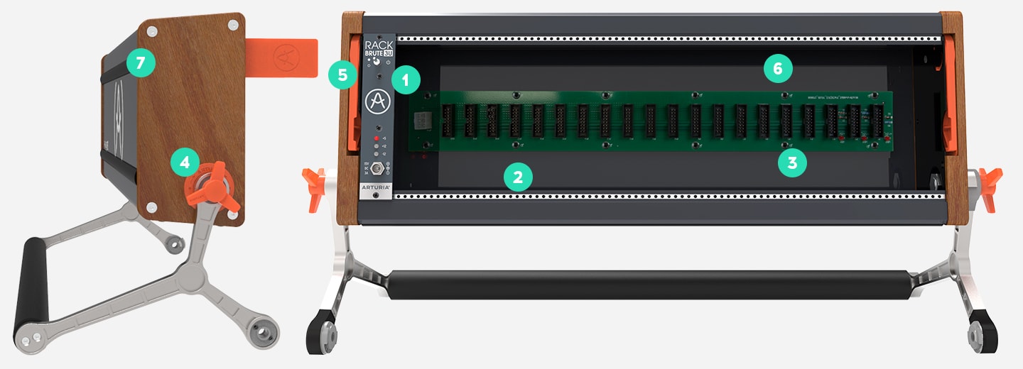 Arturia RackBrute 3U Eurorack Modular Synthesizer Case – Animato Audio