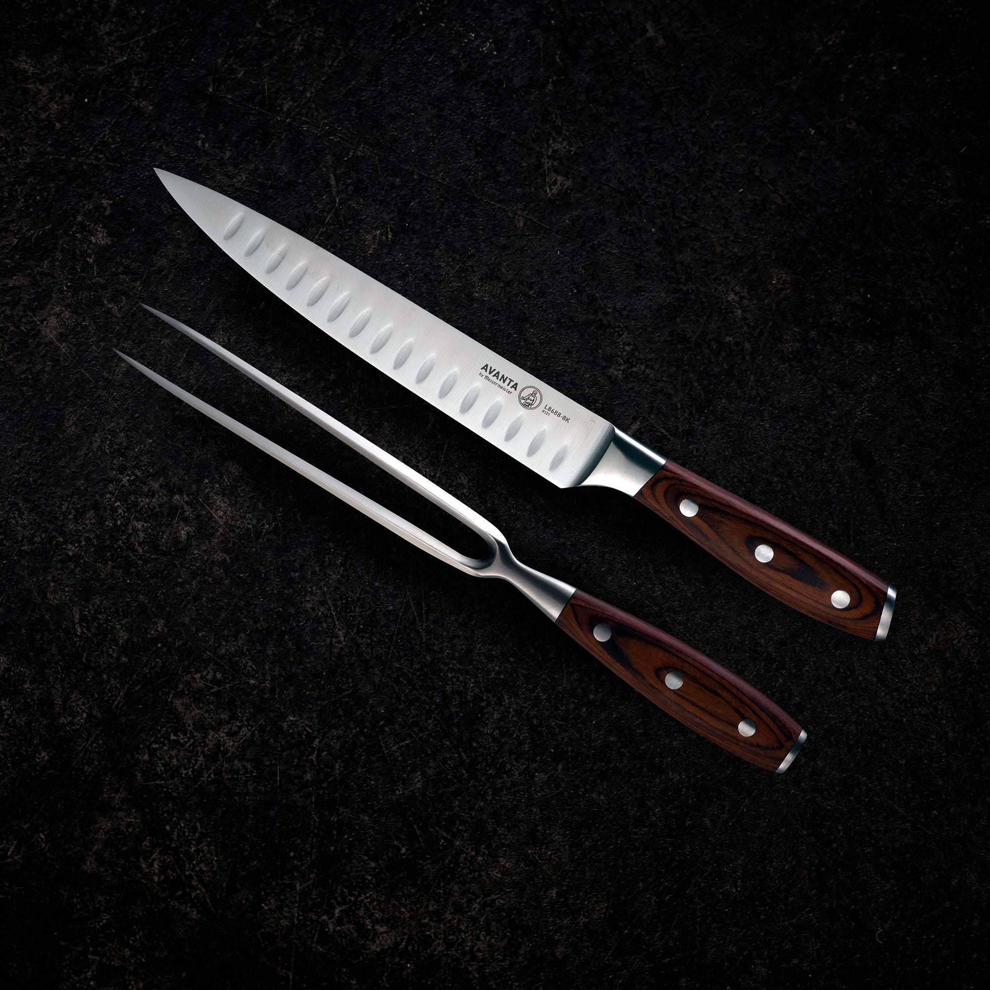 2 Piece Pakkawood Kullens Carving Set | Avanta Knives – Messermeister