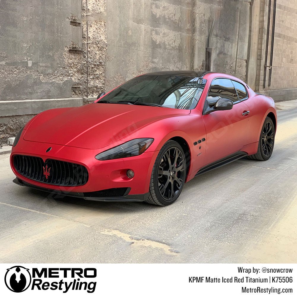 Matte Iced Red Titanium - KPMF | Metro Restyling