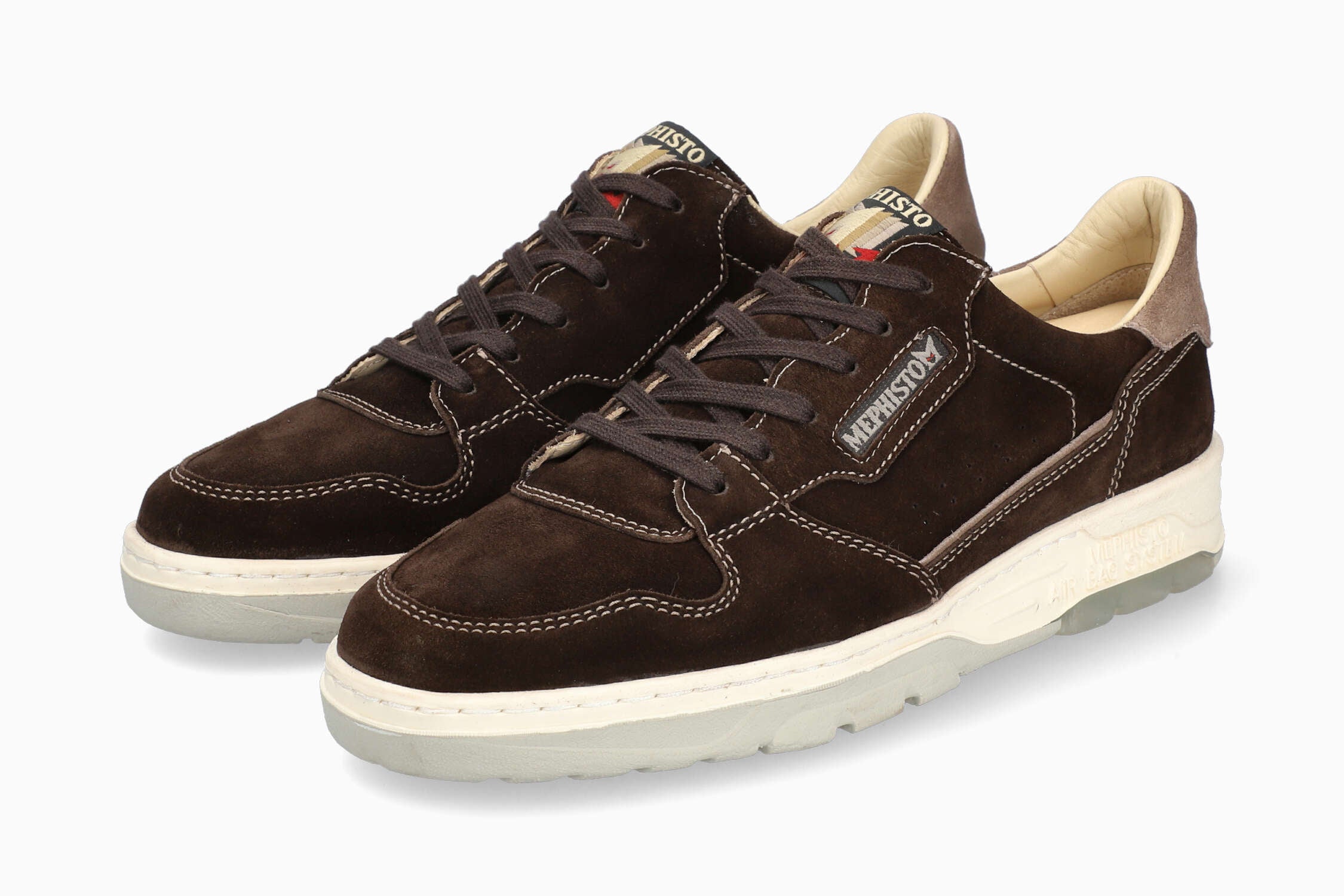 MEPHISTO MARIUS | Men Sneaker Dark Brown Leather Velvet | Mephisto USA