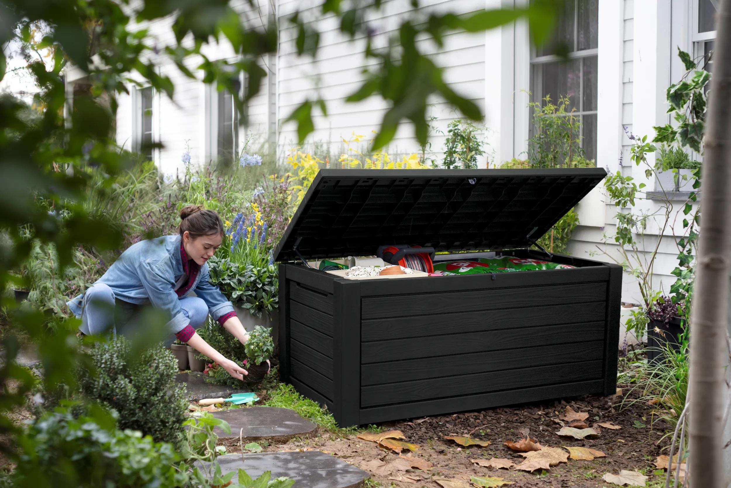 Keter Northwood Opbergbox - 630L - Antraciet | ANWB Webwinkel