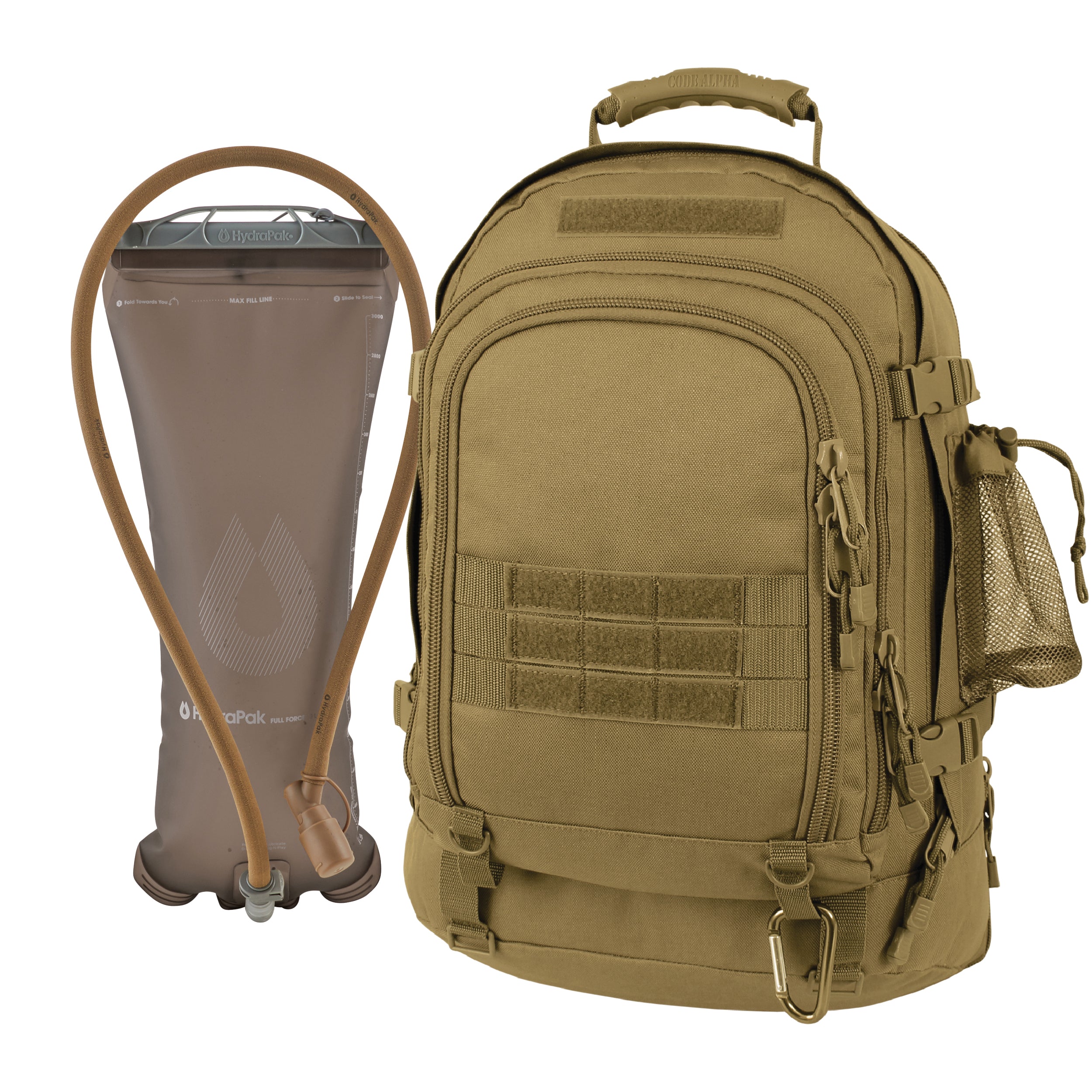 Tac Pac with Hydration- Coyote – Mercury Tactical Gear