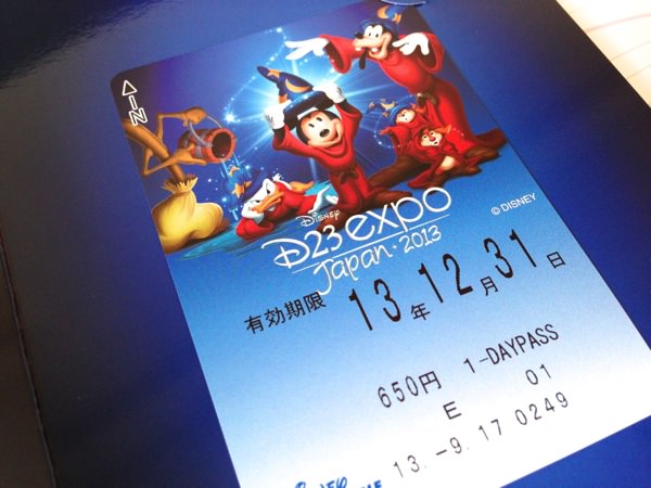D23 Expo Japanデザインのディズニーリゾートラインフリーきっぷ -