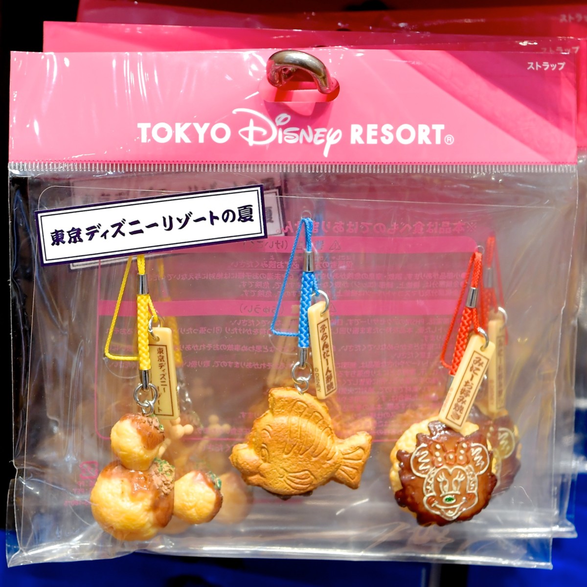 お祭りメニューモチーフ！東京ディズニーリゾートの夏ストラップセット -
