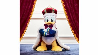 6月9日はドナルドの誕生日！王様コスチュームのぬいぐるみや思わず触り