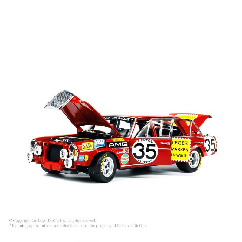 MINICHAMPS 1:18 MERCEDES-BENZ 300 SEL 6.8 - HEYER/SCHICKENTANZ