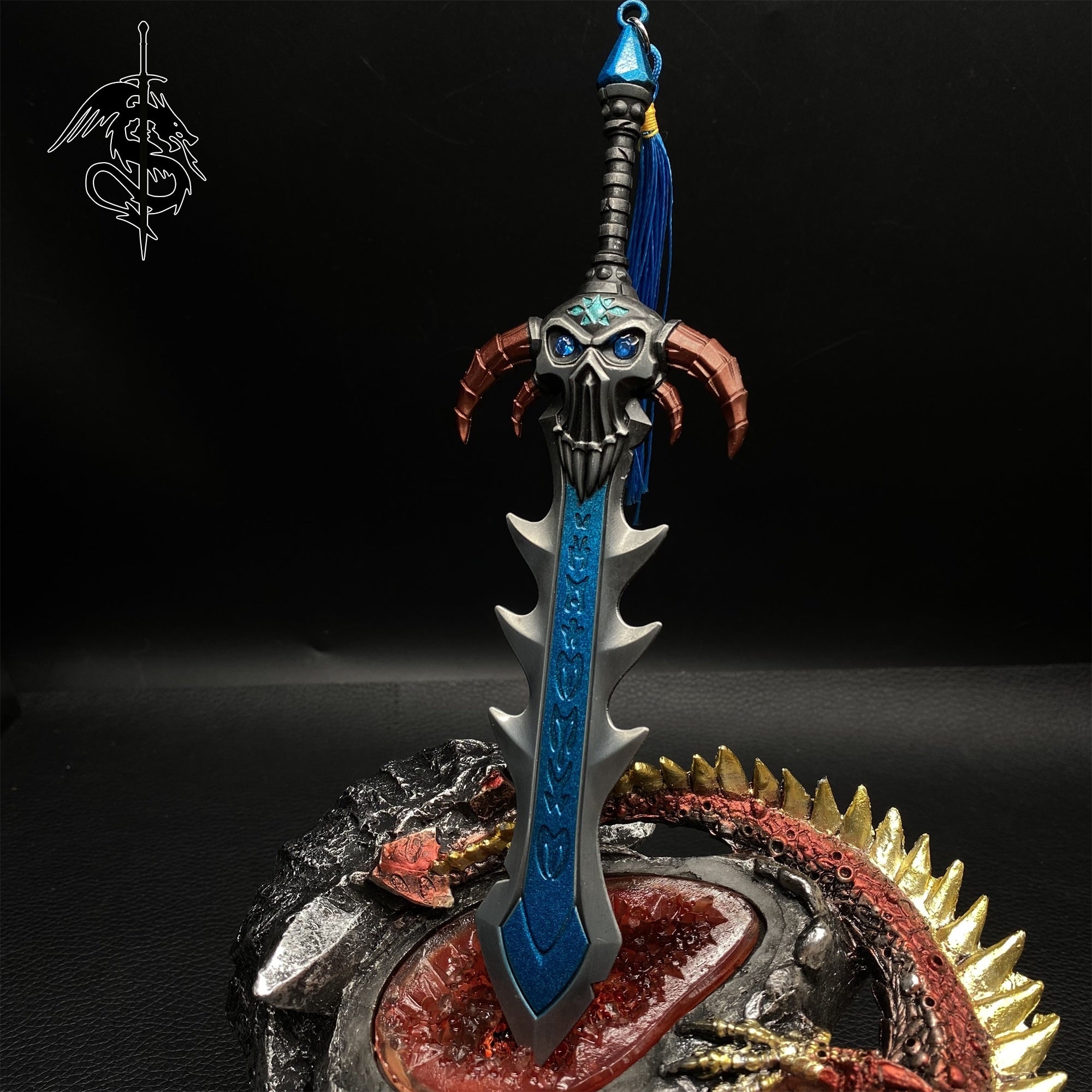 WOW Naxxramas Undead Killer Sword Metal Miniature – Miniwarrior