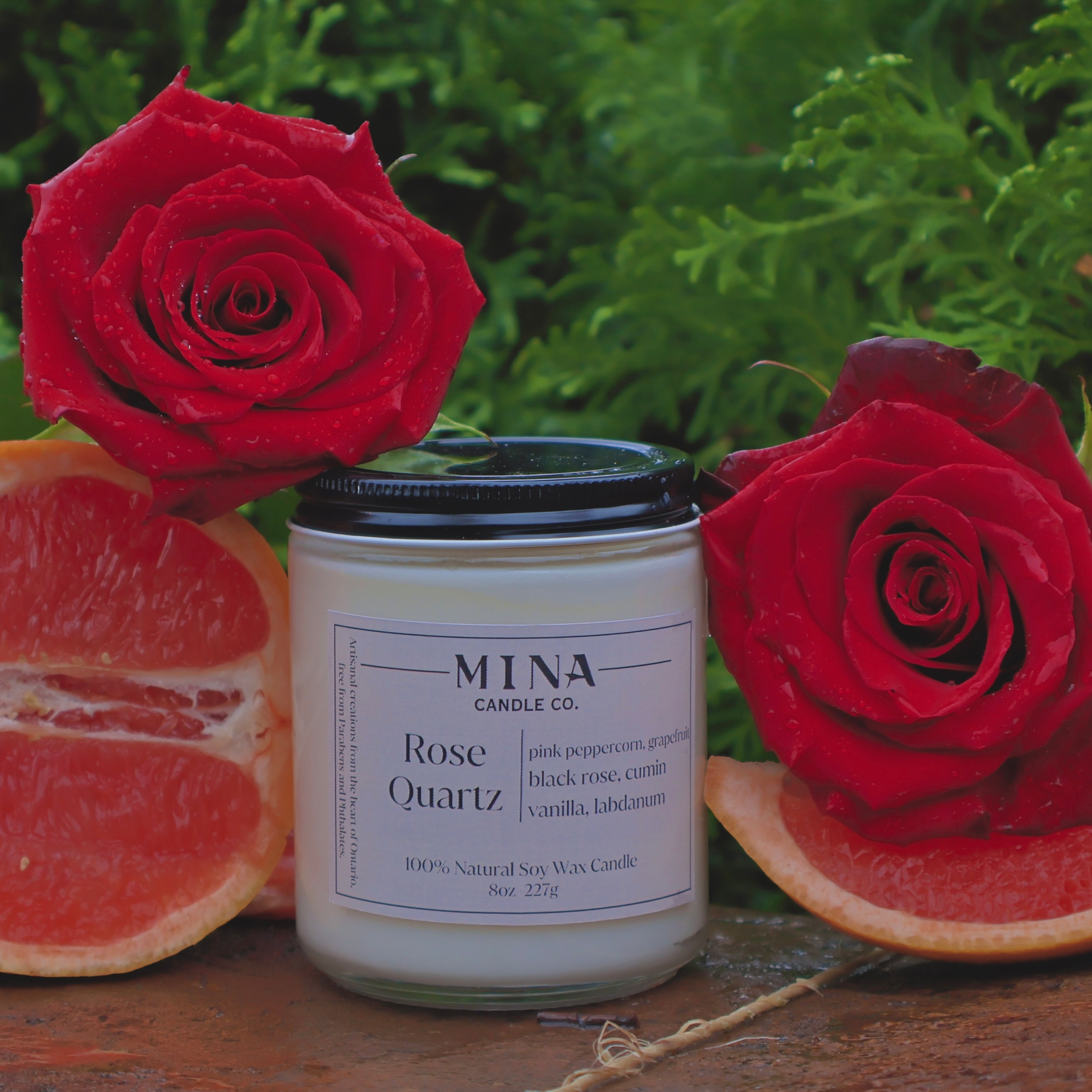 Rose Quartz (New Name: Wild Roses) – Mina Candle Co.