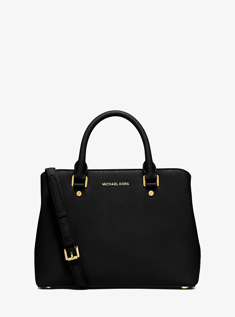 Savannah Medium Saffiano Leather Satchel | Michael Kors [US]