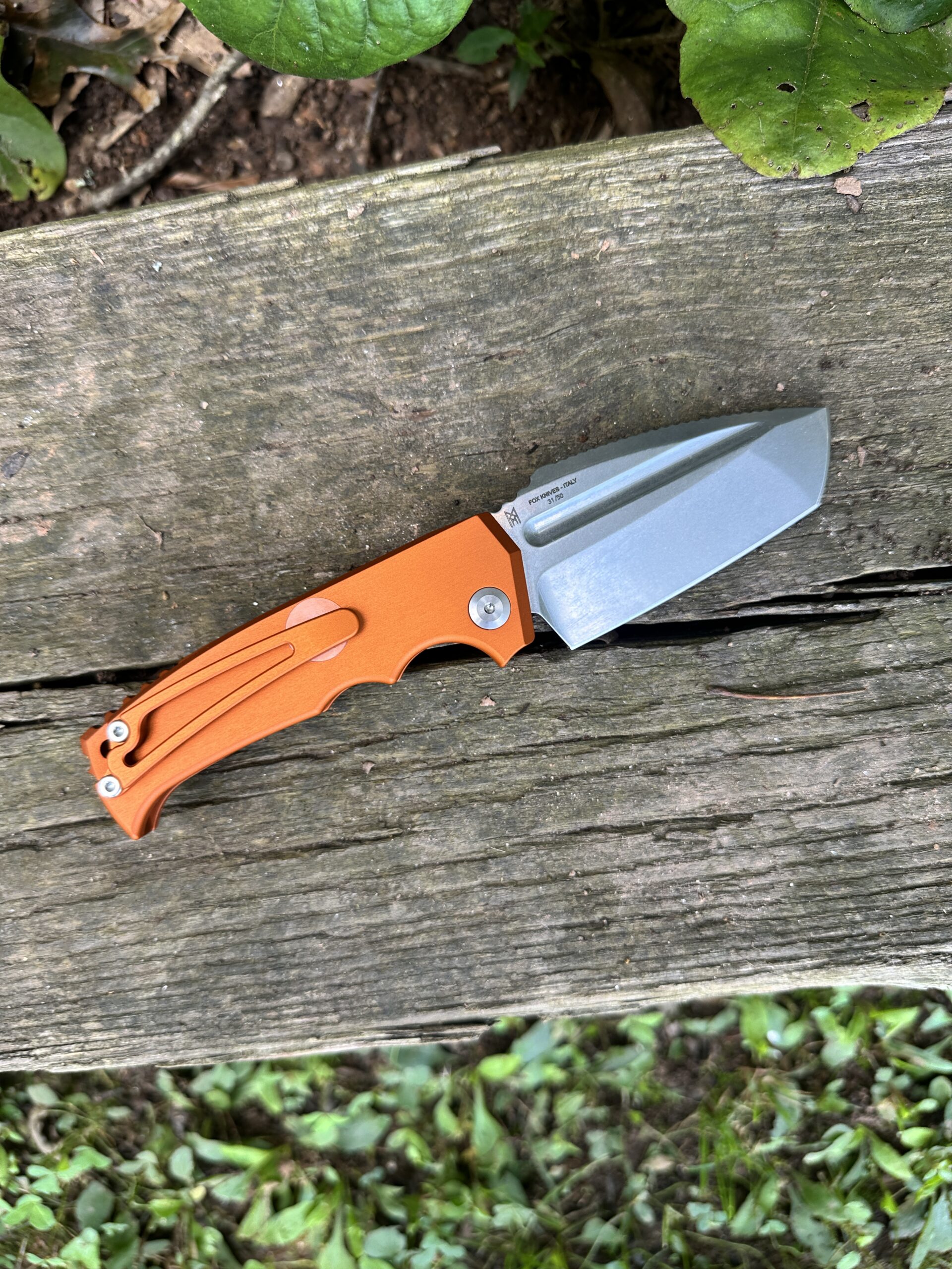 Midgards Messer- Little Viking Automatic!! Orange - Midgards