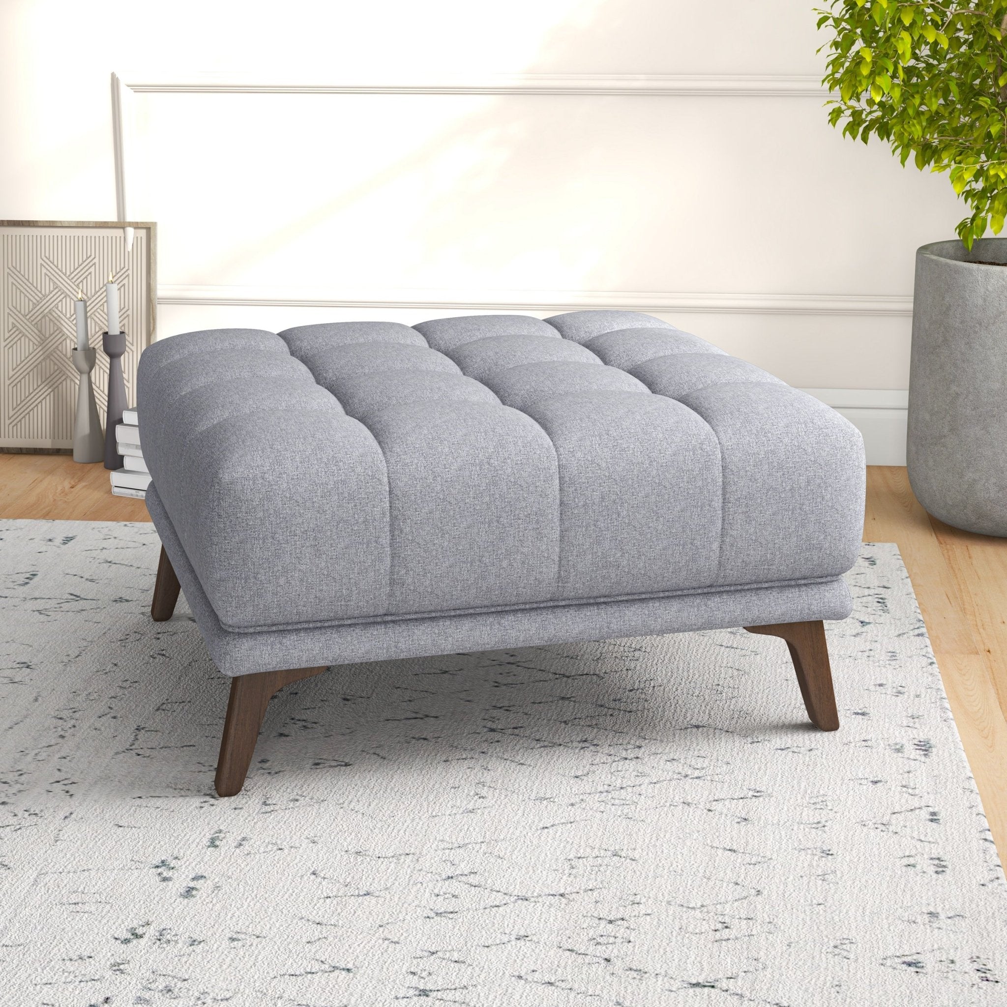 Kano Ottoman - Light Gray | MidinMod