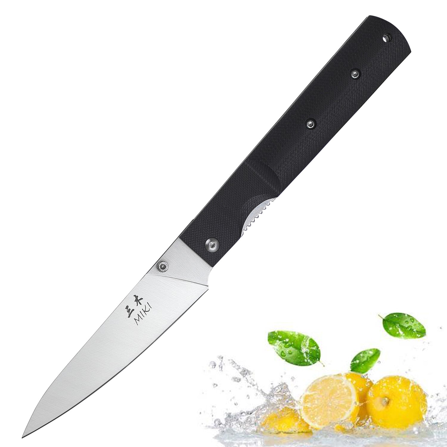 Miki 4 piece set 440A Stainless Steel Blade Japanese Kitchen Chef