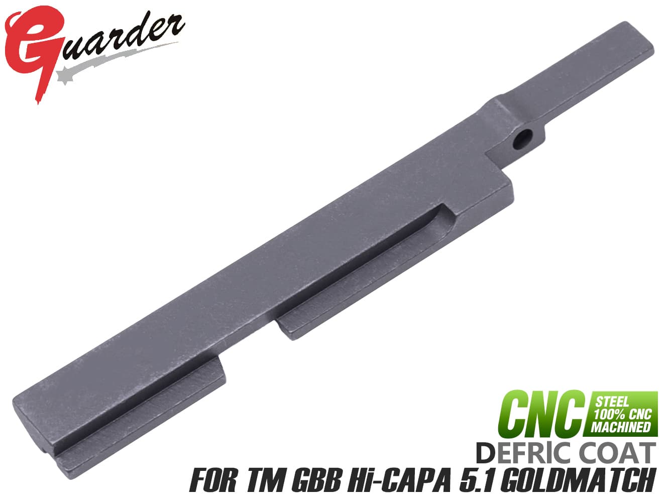 GUARDER スチールCNC 強化スライドレール for マルイ Hi-CAPA GOLD