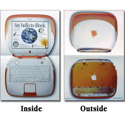Orange iBook Folded Poster – The Missing Bite