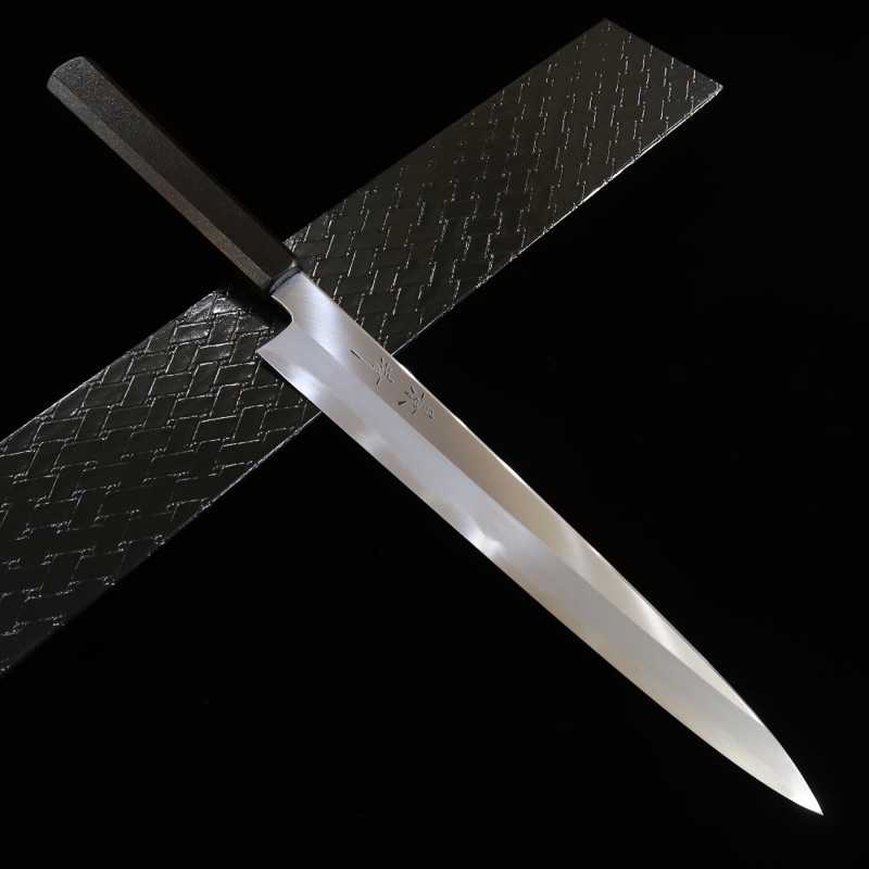 景清 KAGEKIYO 銀紙三号 漆柄 和筋引 (240/270mm) – 三浦刃物店 Miura