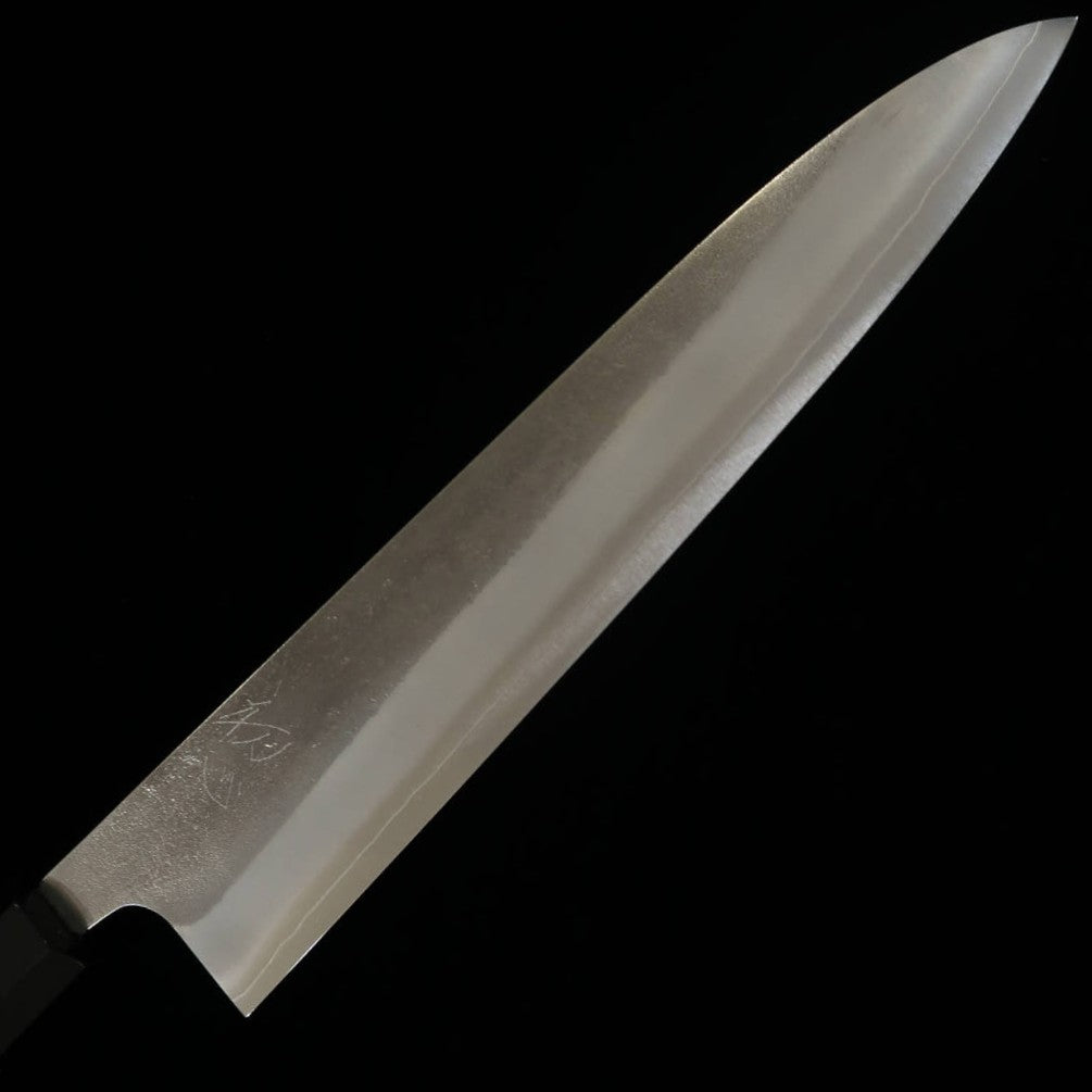 初心×吉兼 牛刀 SKD 高速鋼 梨地 黒水牛ウェンジ柄 （240mm） – 三浦