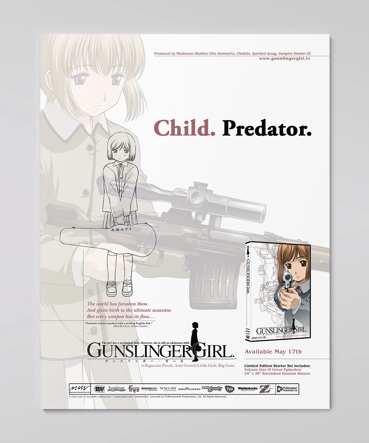 GUNSLINGER GIRL 非売品 販促POP 2026年最新】Yahoo!オークション