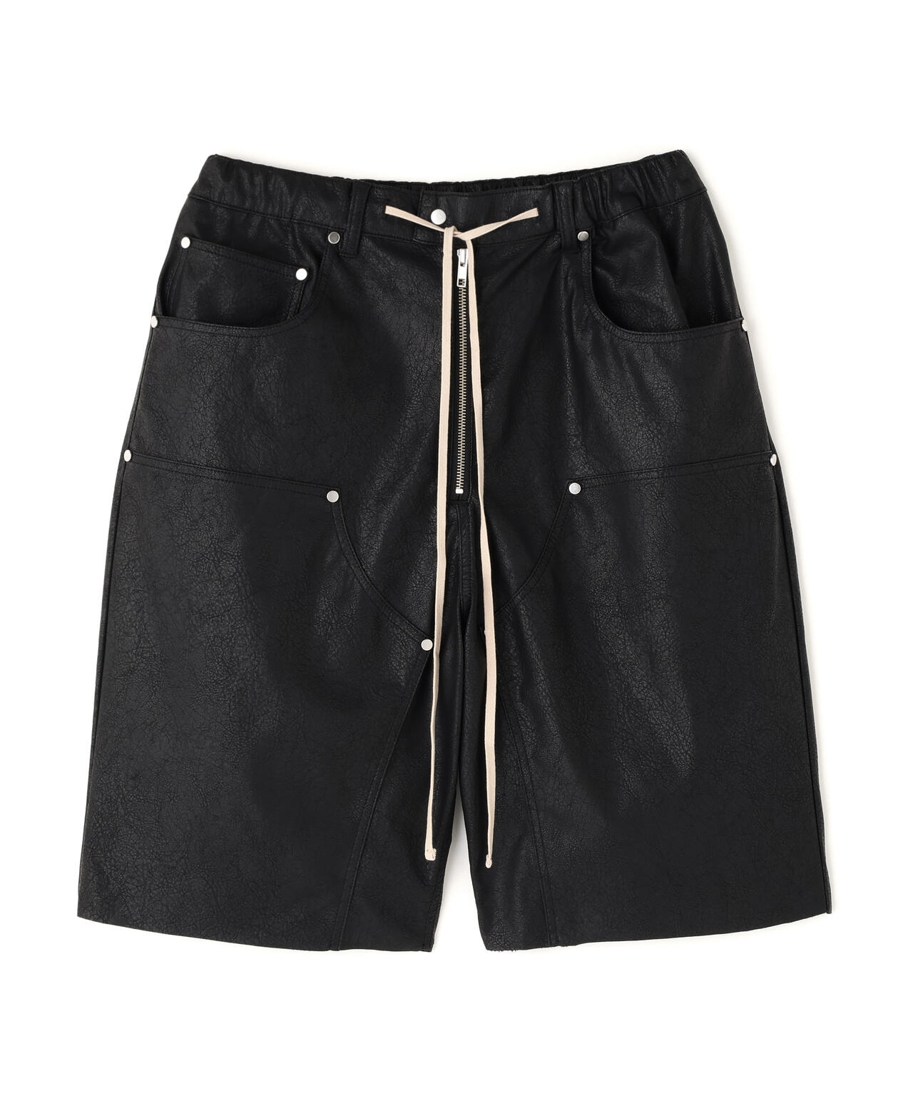 DankeSchon/ダンケシェーン/PULEATHER W-KNEE SHORTS | L.H.P