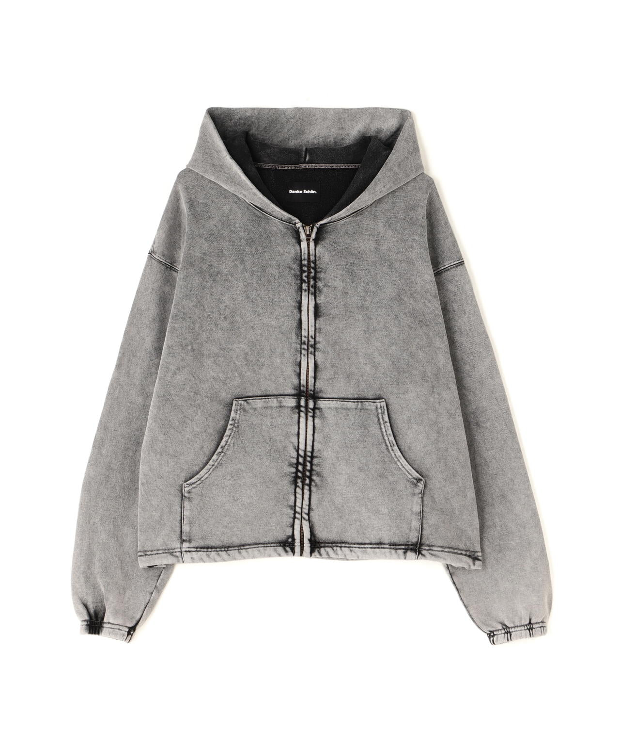 WEB&DEPOT限定】DankeSchon/ダンケシェーン/SWEAT SHORT ZIP-HOODIE
