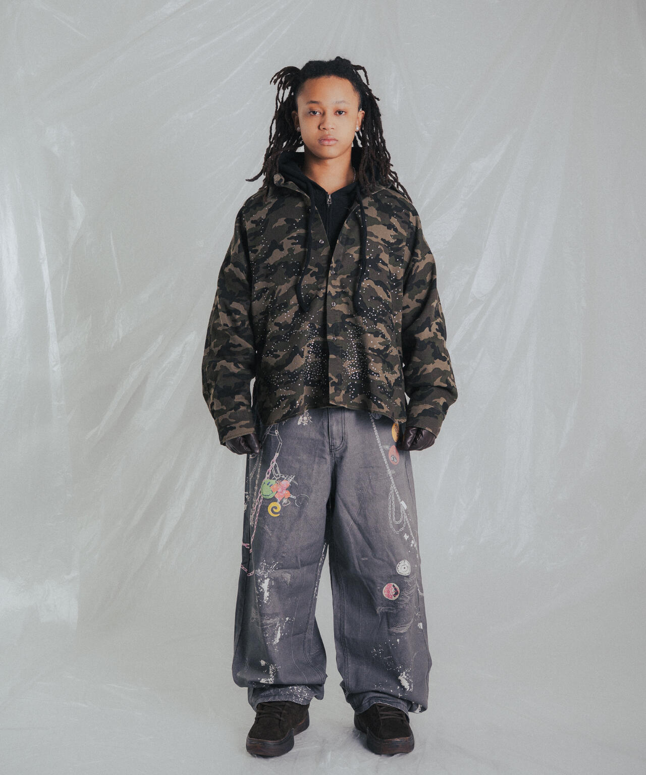 FR(13)NDS/フレンズ/TROMPEL'OEIL DENIM PANTS | ROYAL FLASH