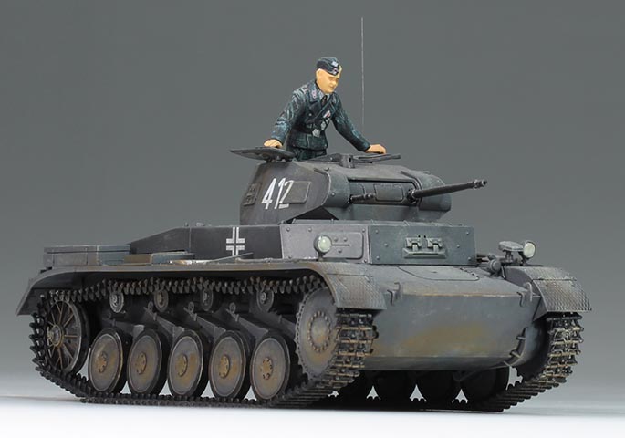タミヤ 1/48 II号戦車C型 （フランス戦線）