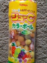 カバヤ ジューCカラーボール フルーツ 35g（カバヤ食品）の口コミ