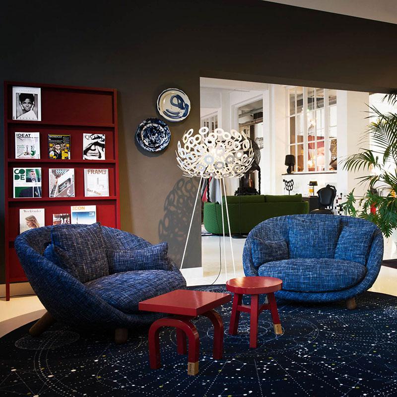 ラブソファー アブラッチ/ブラック C脚｜moooi Japan｜モーイ
