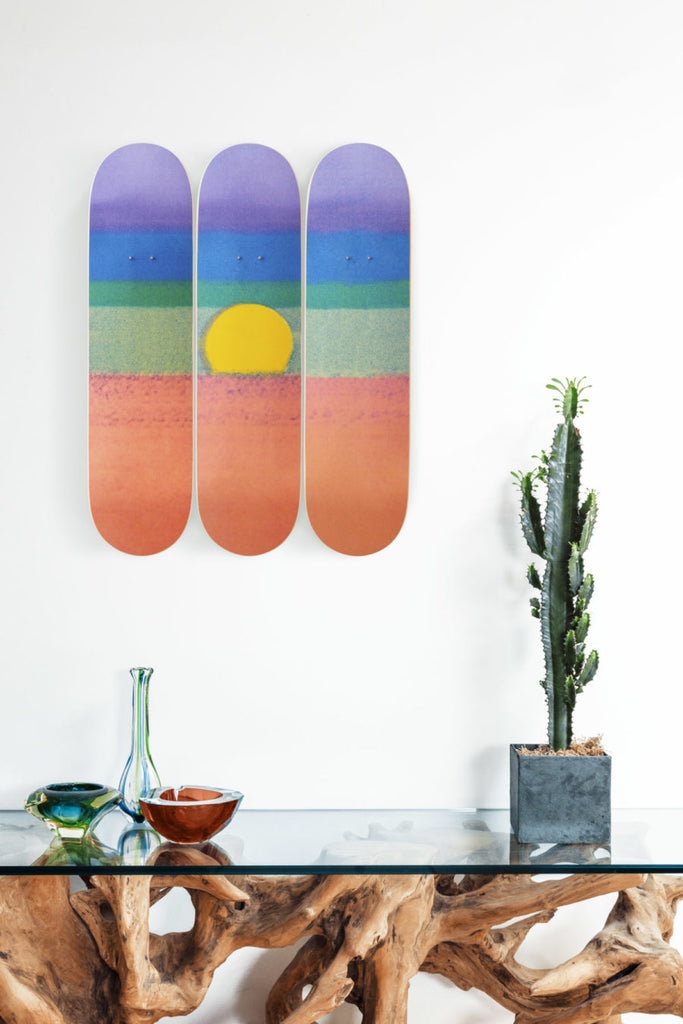 Andy Warhol Sunset Triptych Skate Decks – MOCA Store
