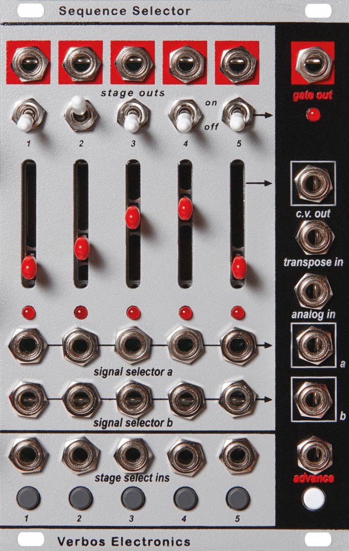 Verbos Electronics Sequence Selector - Eurorack Module on ModularGrid