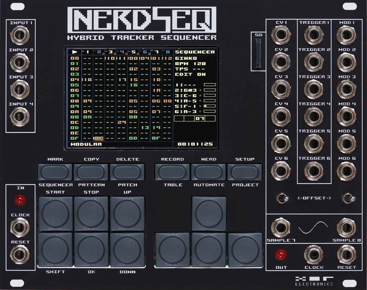 XOR Electronics Nerdseq - Eurorack Module on ModularGrid